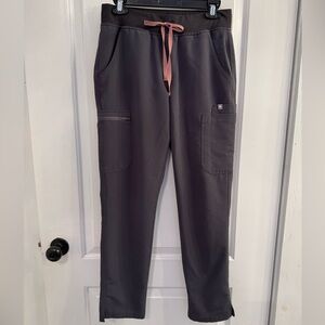 Figs Yola Skinny Scrub Pants Charcoal Grey Limited Edition Small Regular